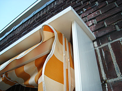 Detail van het frame